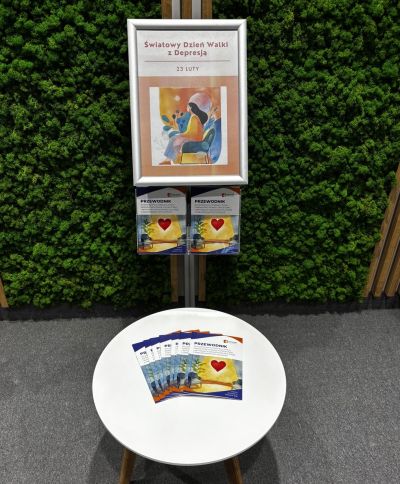 zdjęcie materiał&oacute;w informacyjnych na temat Programu ochrony zdrowia psychicznego